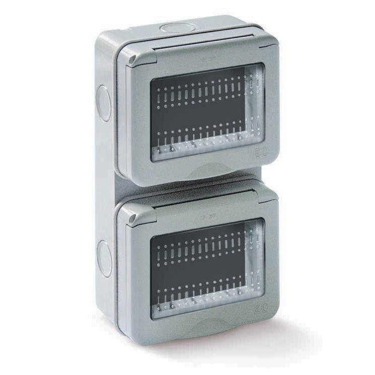 Contenitore parete IP55 6 posti