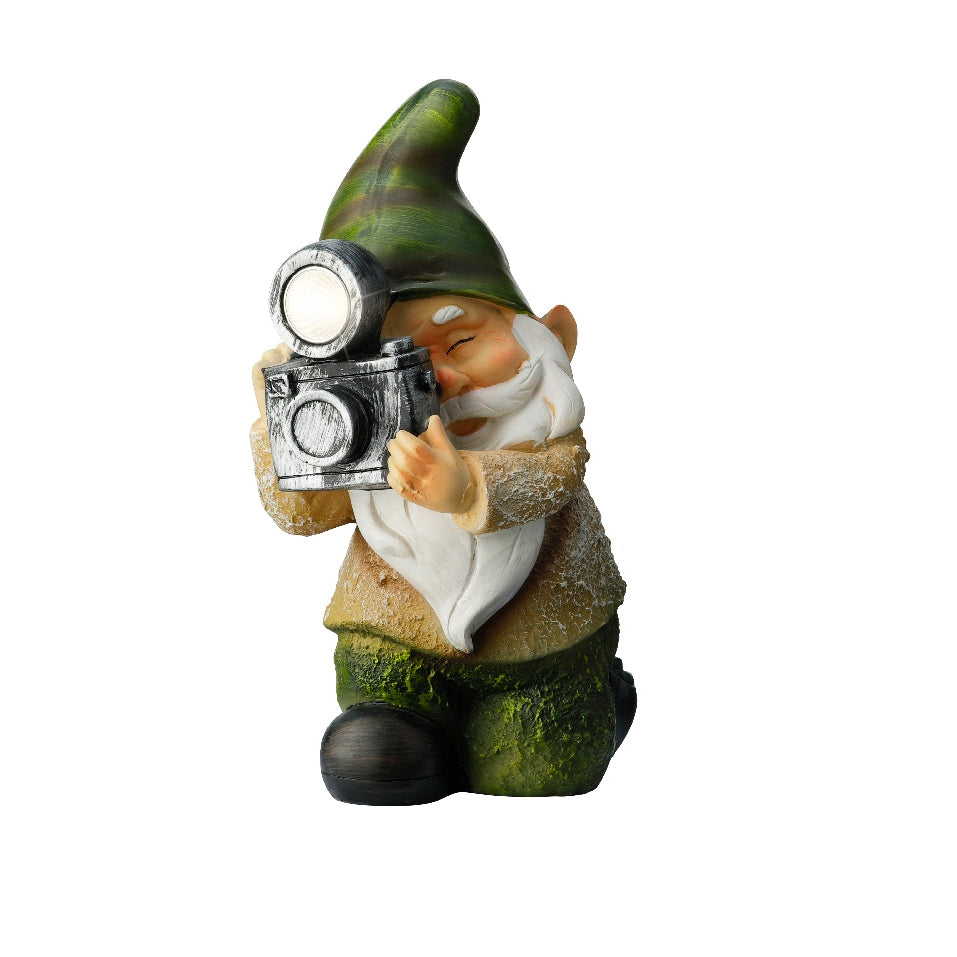 Gnomo Solare LED macchina fotografica