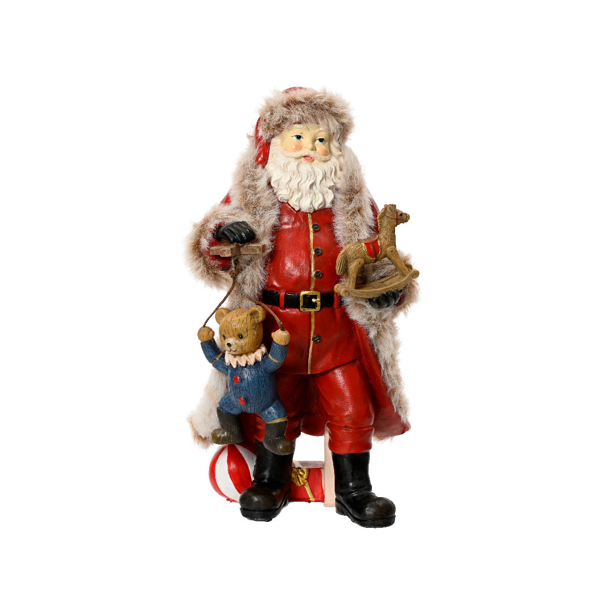 Statuina babbo natale con sacco
