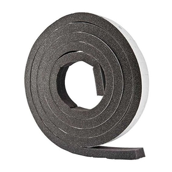 Guarnizione adesiva isolante per porta garage 17mmx17mmx6,5m