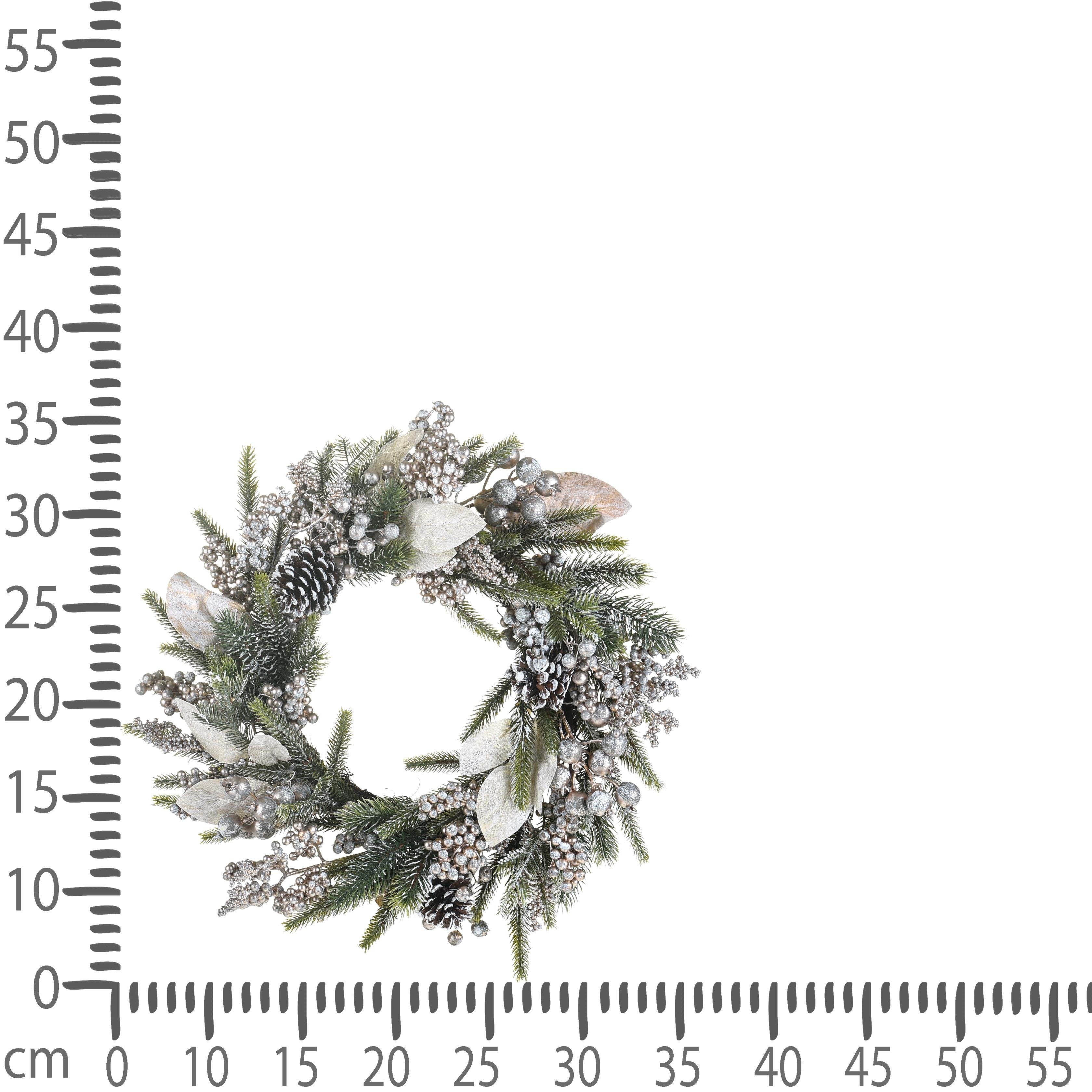 Corona con foglia magnolia 4