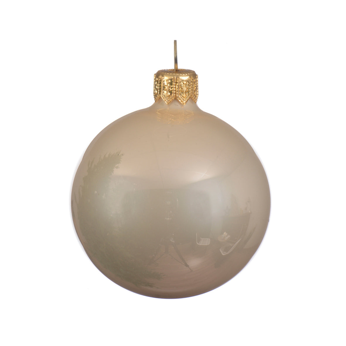 Pallina di natale 8 cm vetro 14