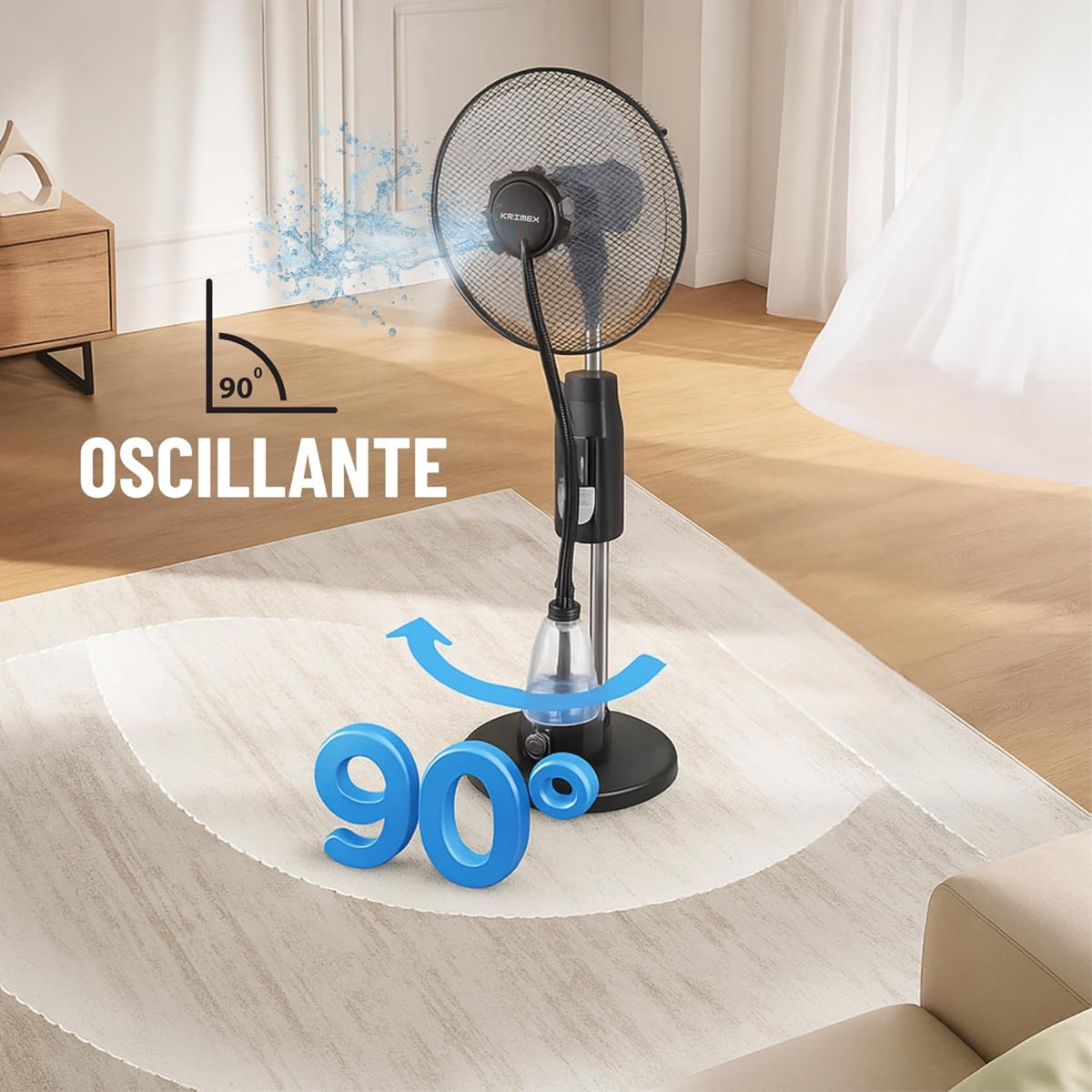 Ventilatore nebulizzatore Krimex 70W 4