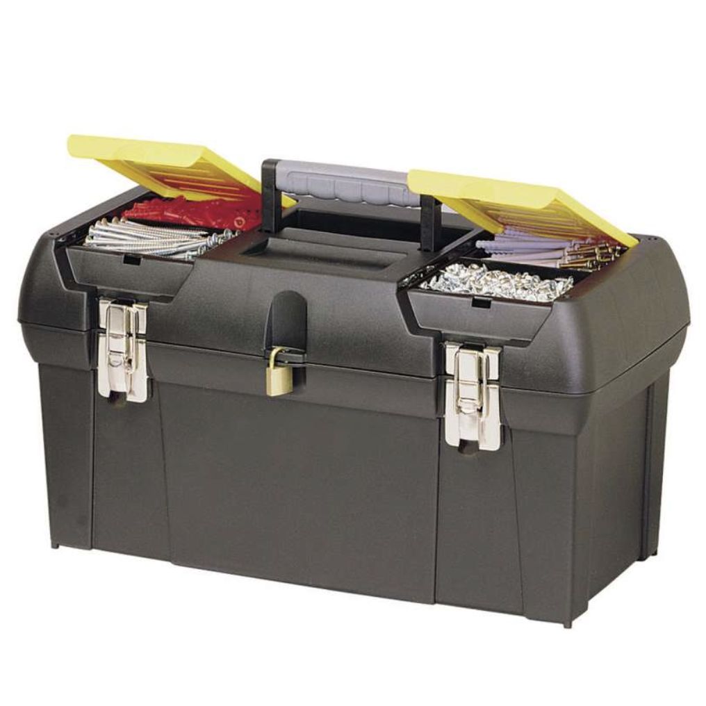 Stanley 1-92-066 - Cassetta porta utensili 19" con organizer integrati