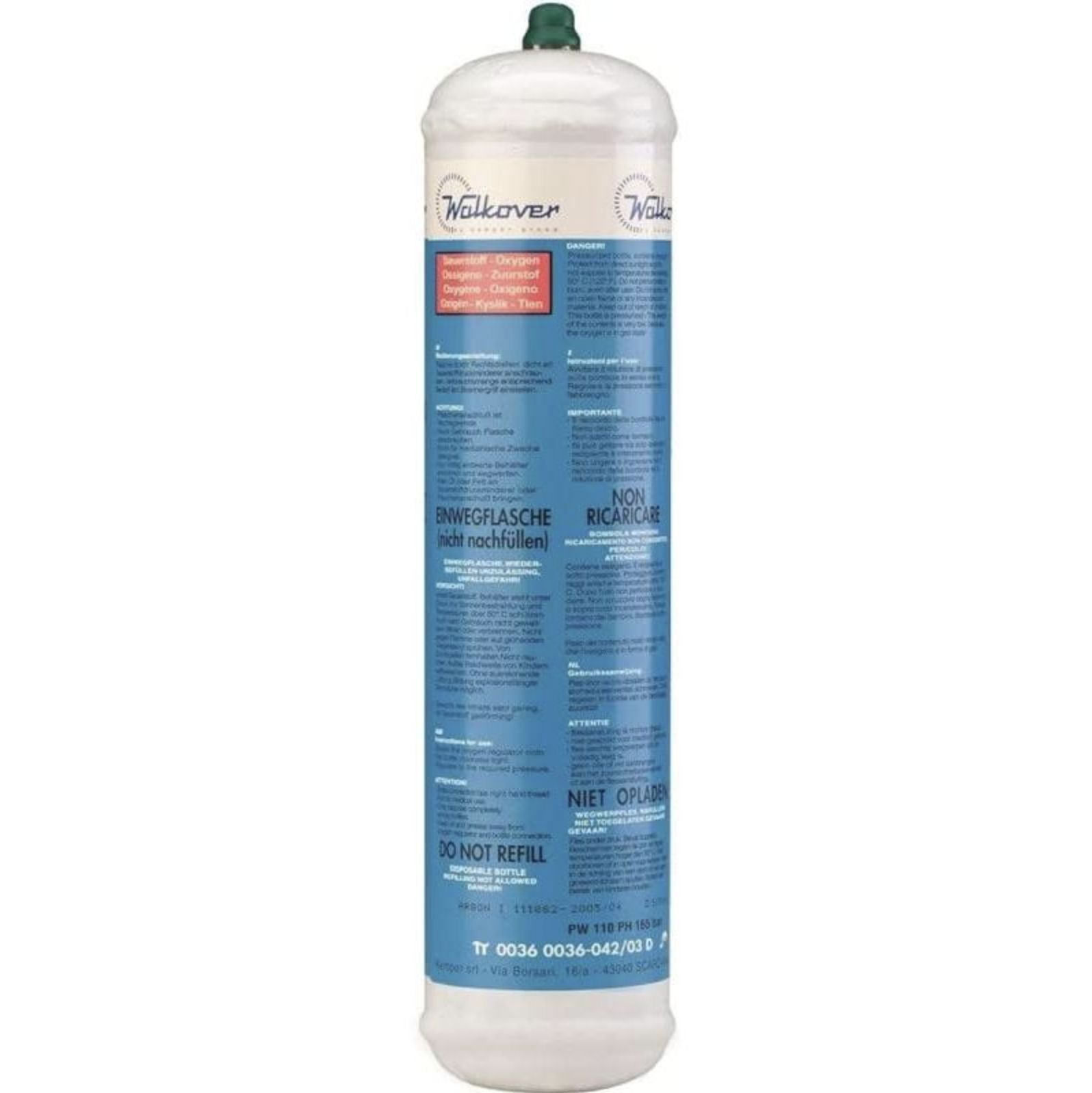 Bombola ossigeno 100Lt Kemper