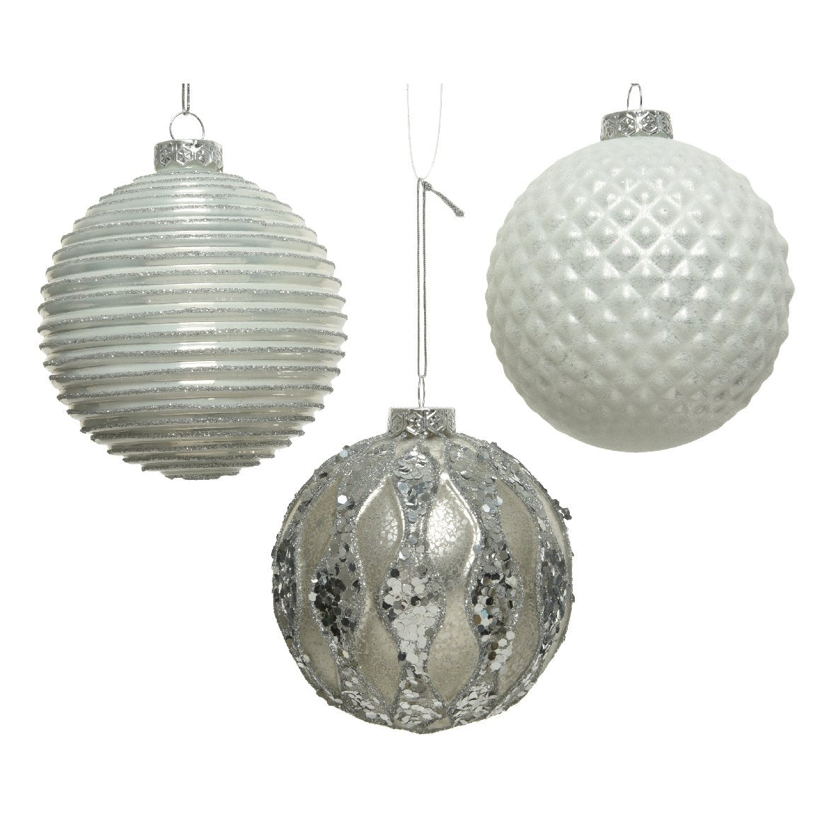 PALLA NATALIZIA NUANCE SILVER