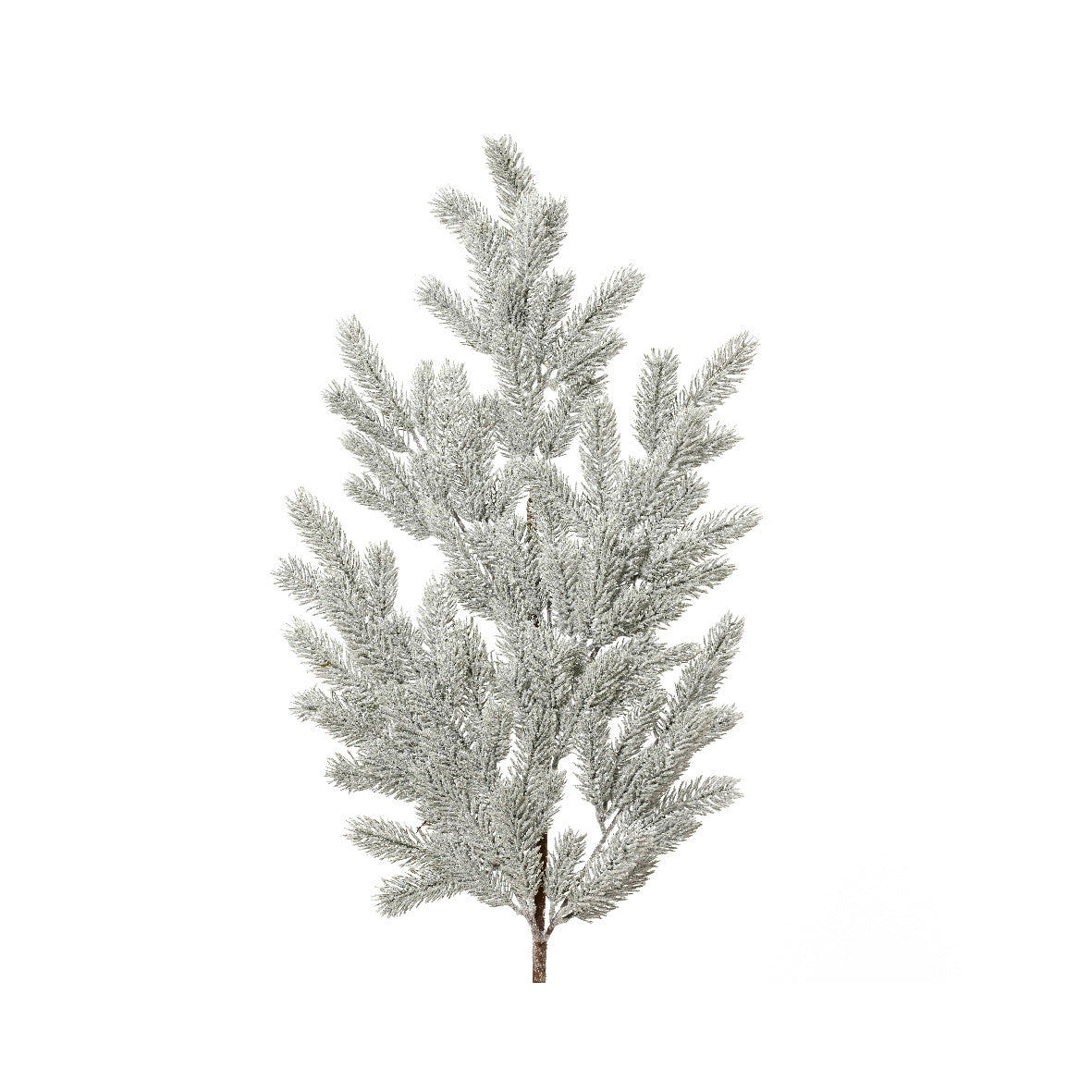 Ramo foglia innevato 120x28x8 cm