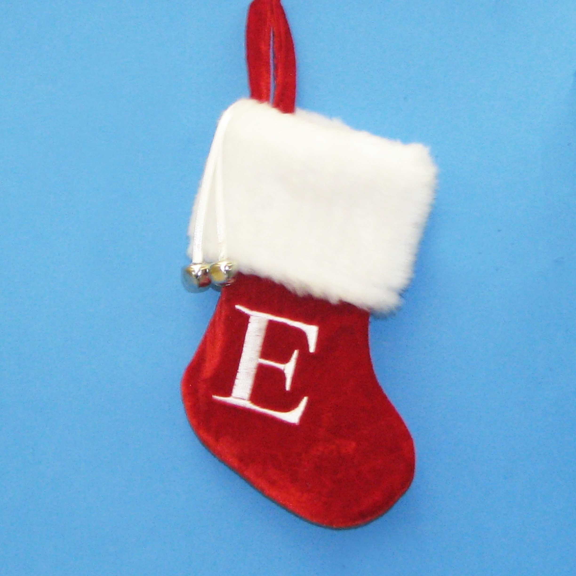 Addobbo albero mini calze con lettere Christmas inspiration