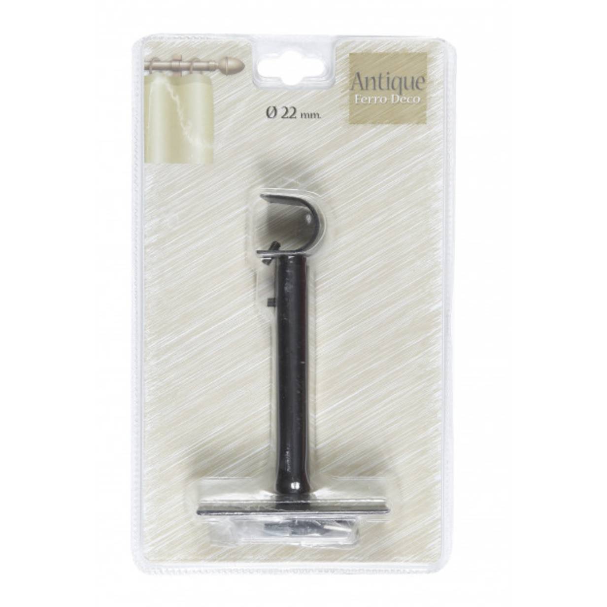 Supporto per bastoni tende allungabile 20 cm