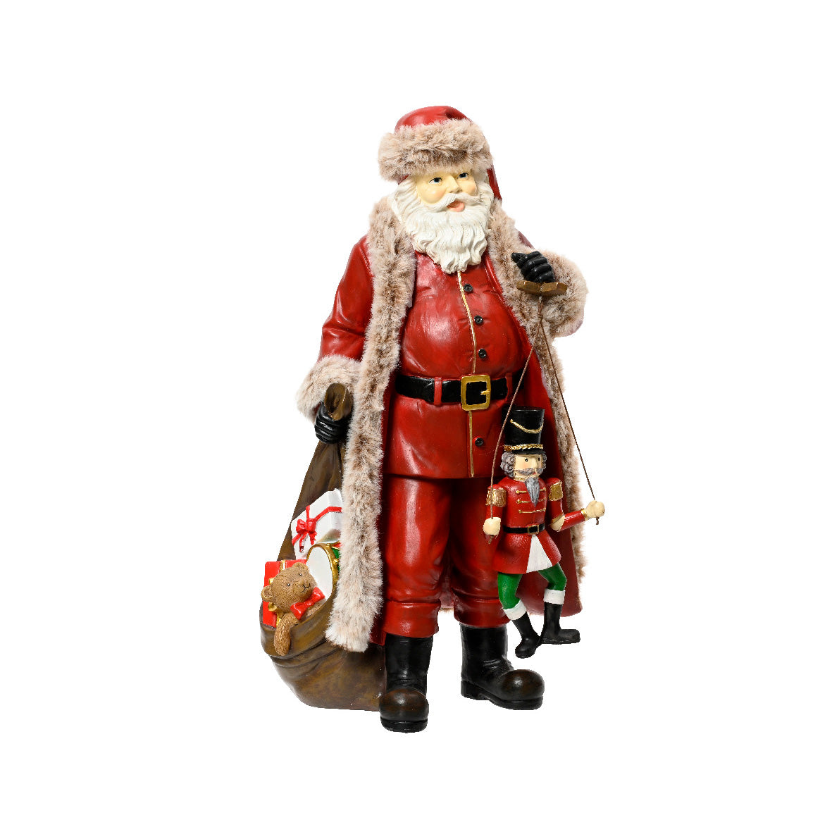 Statuina babbo natale con sacco