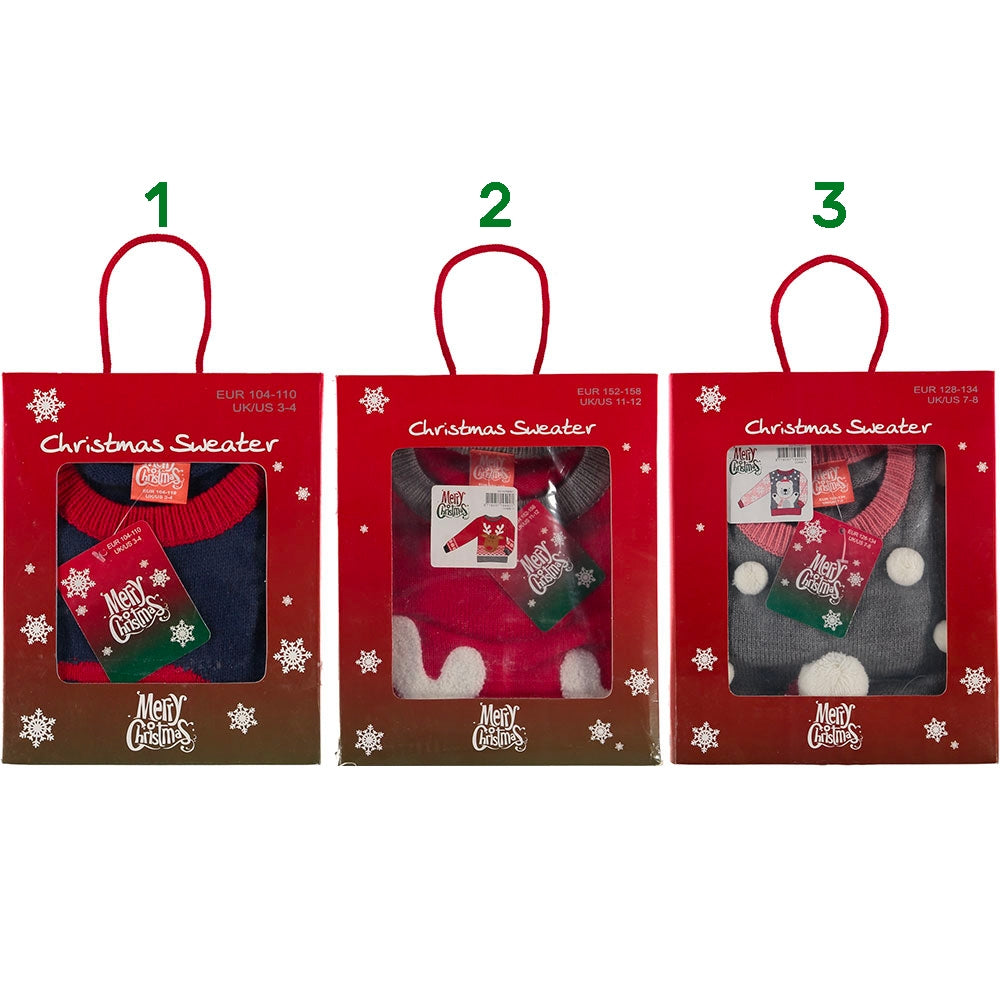 Maglione X-mas natalizia Bimbo/a