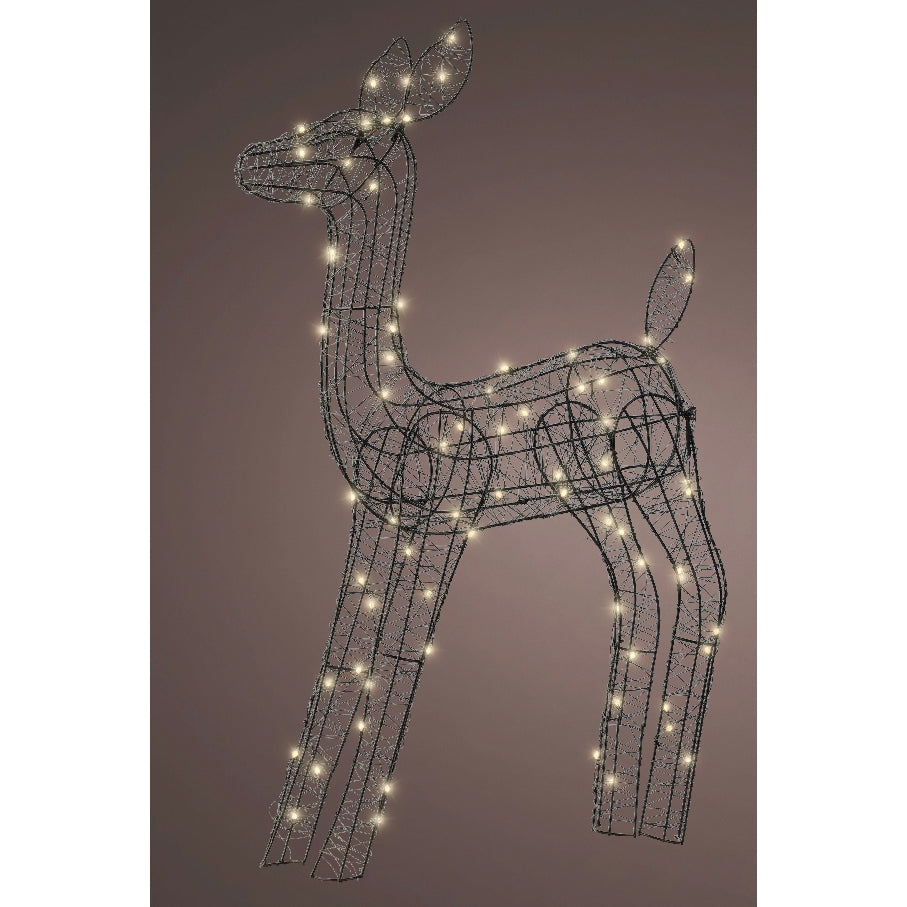 Renna con LED Keamingk 120 luci