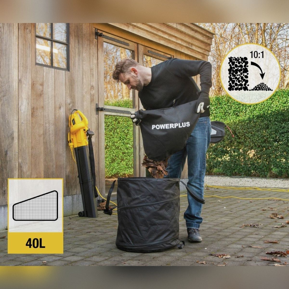 Soffiatore, Aspiratore e Trituratore Elettrico 3