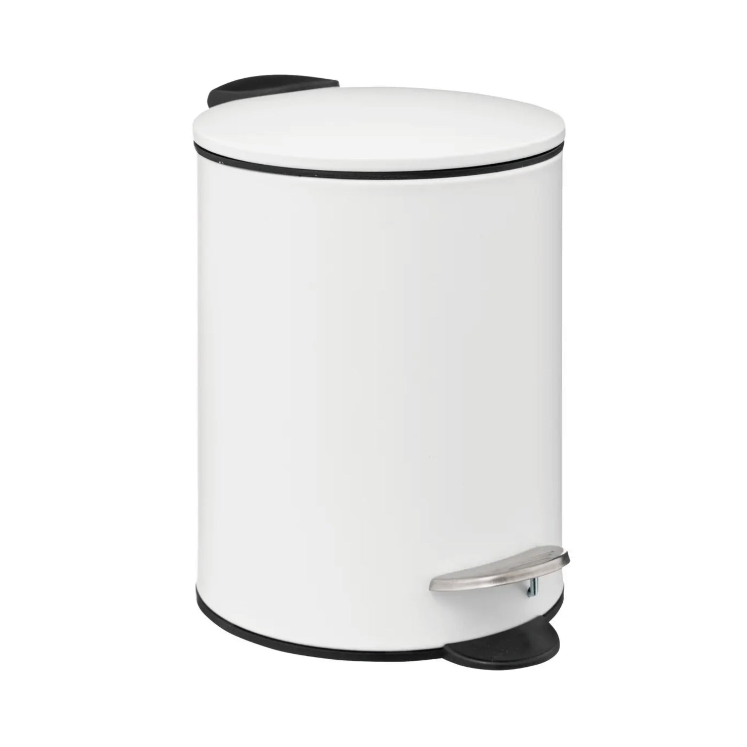 Pattumiera a pedale softclose in metallo 3 litri