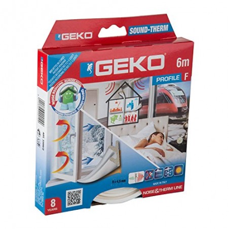 Guarnizione bianca adesiva isolamento termico e acustico 6 mt