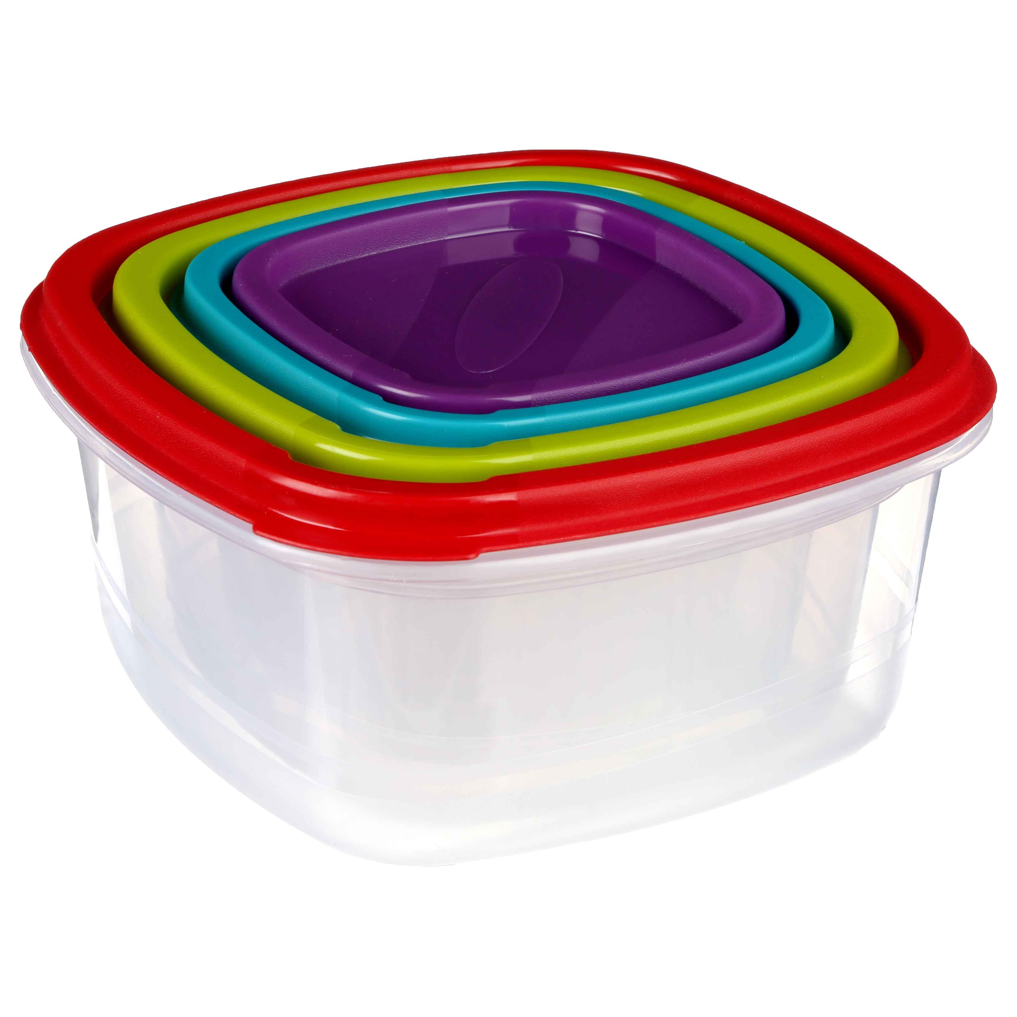 Set 4 contenitori Colorati