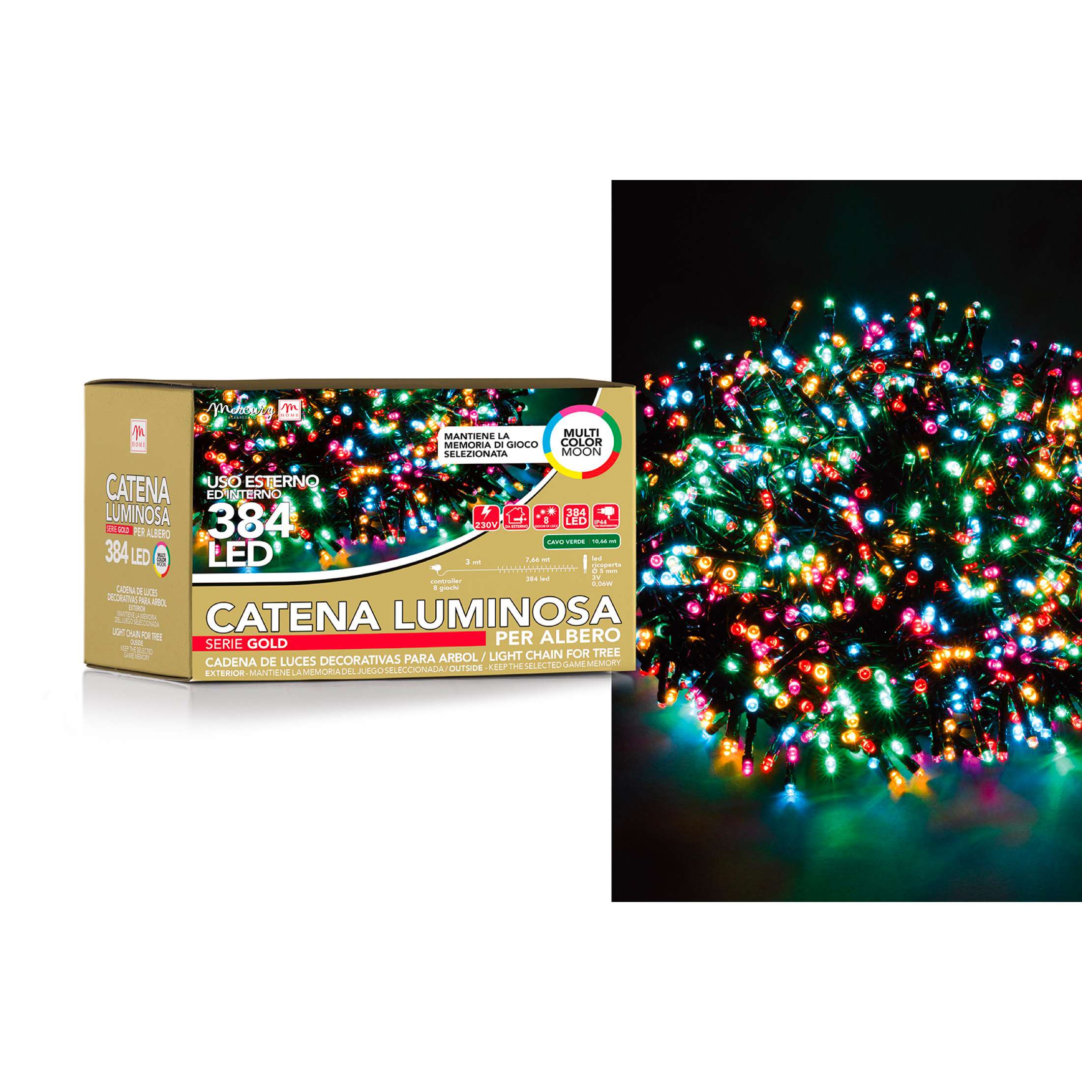 384 minilucciole da esterno Mercury