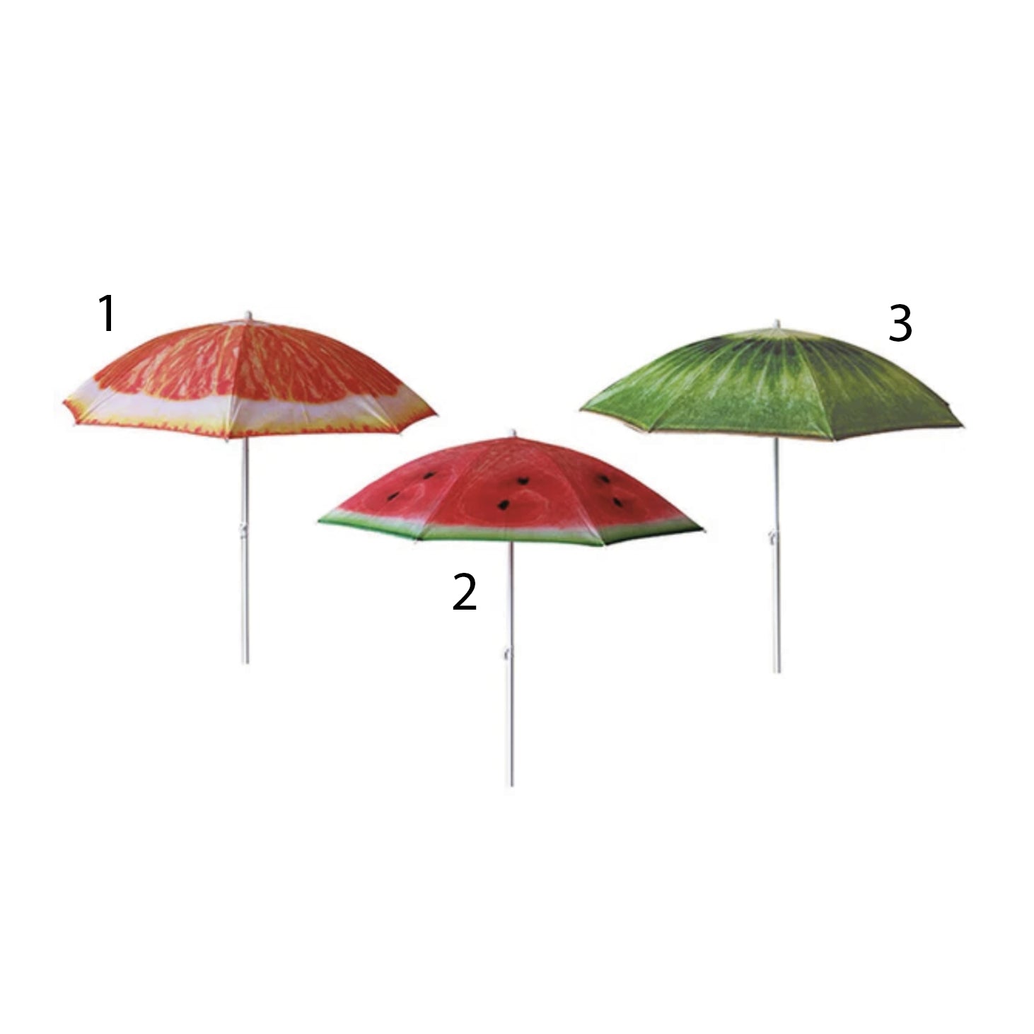 Ombrellone da spiaggia inclinabile 180 cm