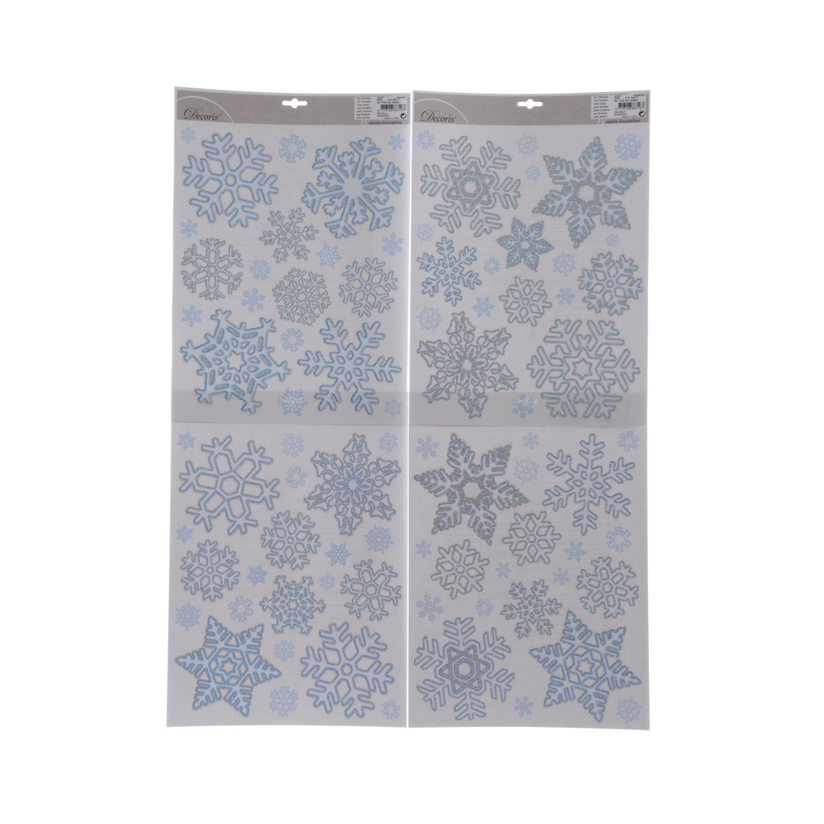 ADESIVI DECORATIVI NATALIZI PER VETRI