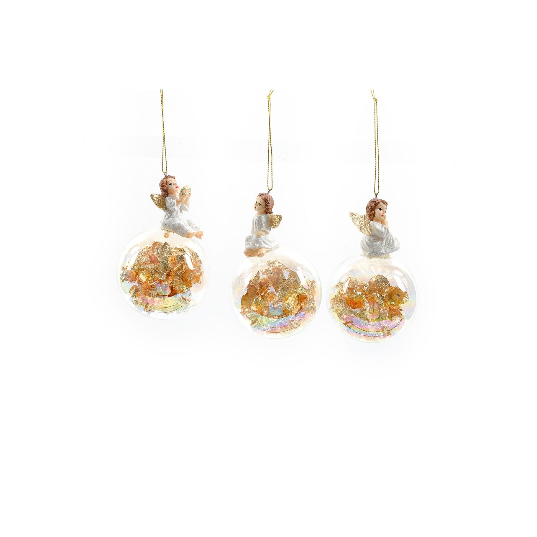 Pallina di natale angelo Mercury