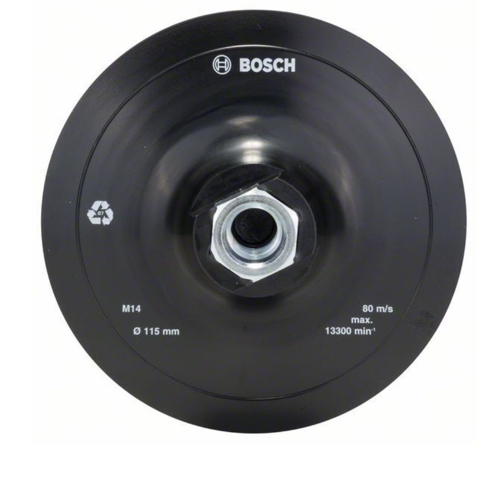 Piastra in gomma per smerigliatrici Bosch