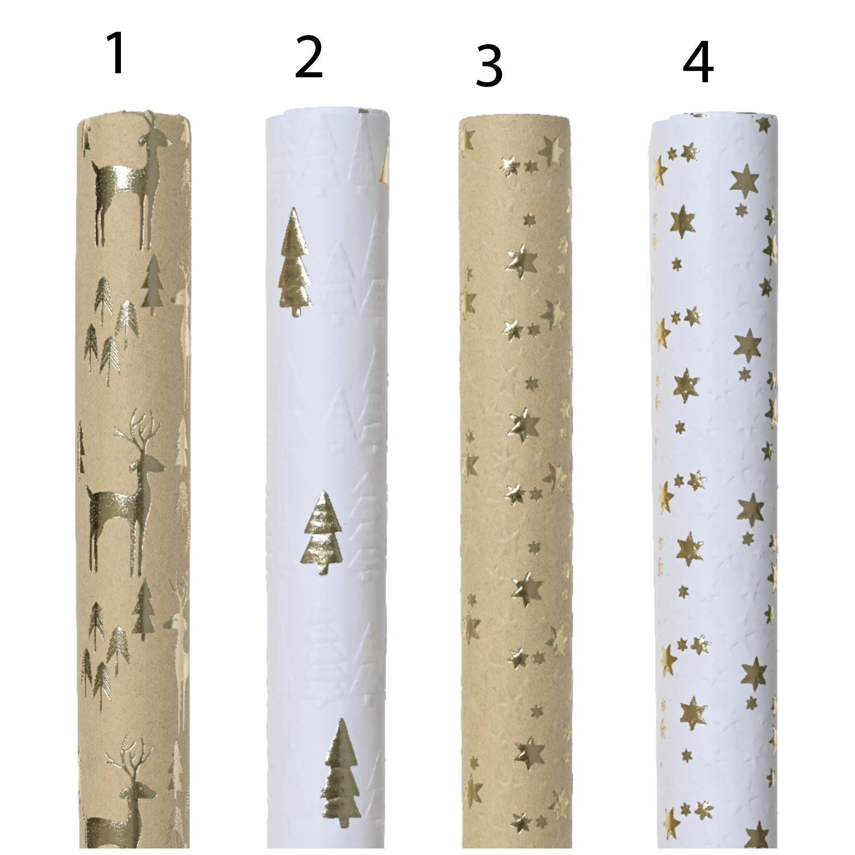 Carta regalo natalizia 4 fantasie