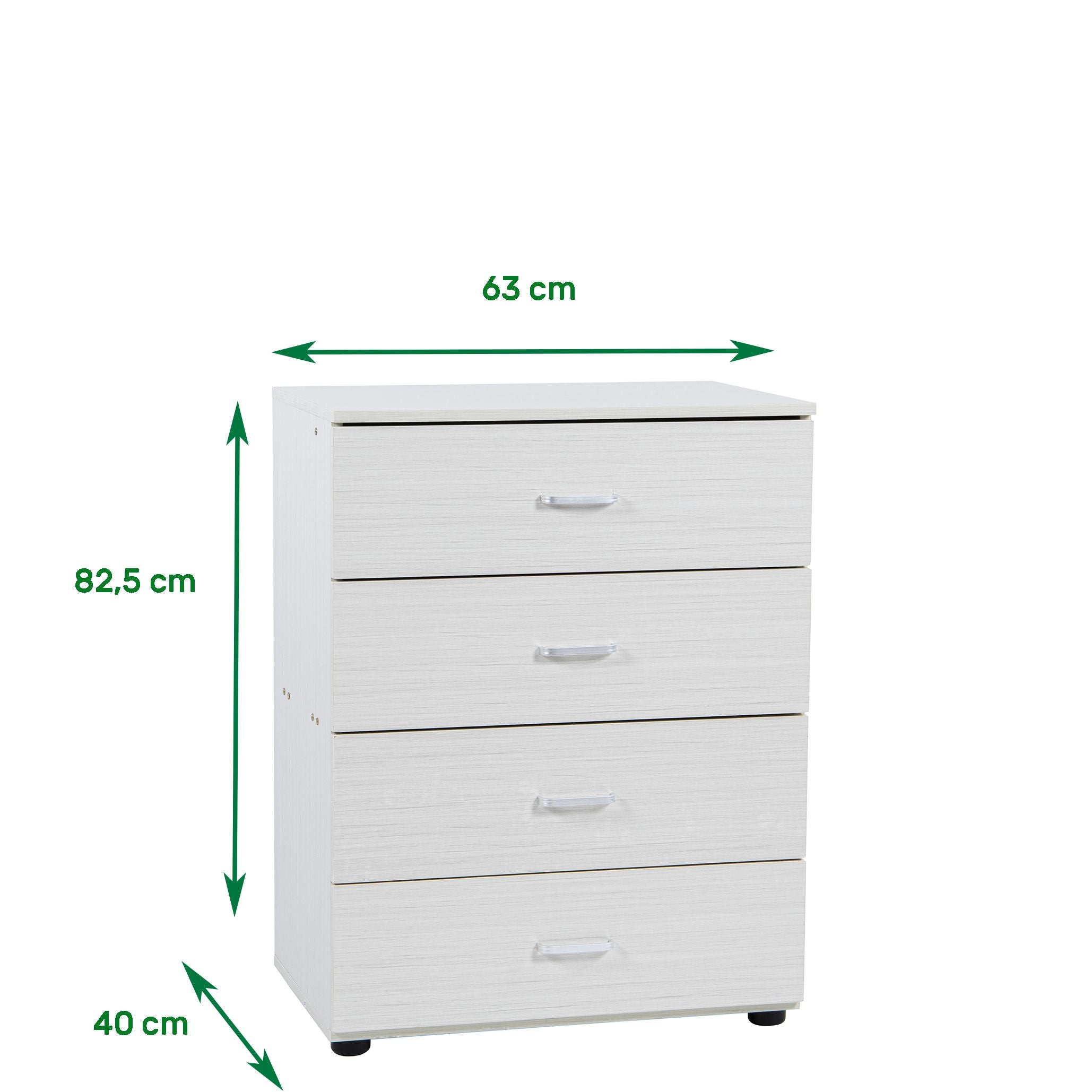 Cassettiera 4 cassetti 4