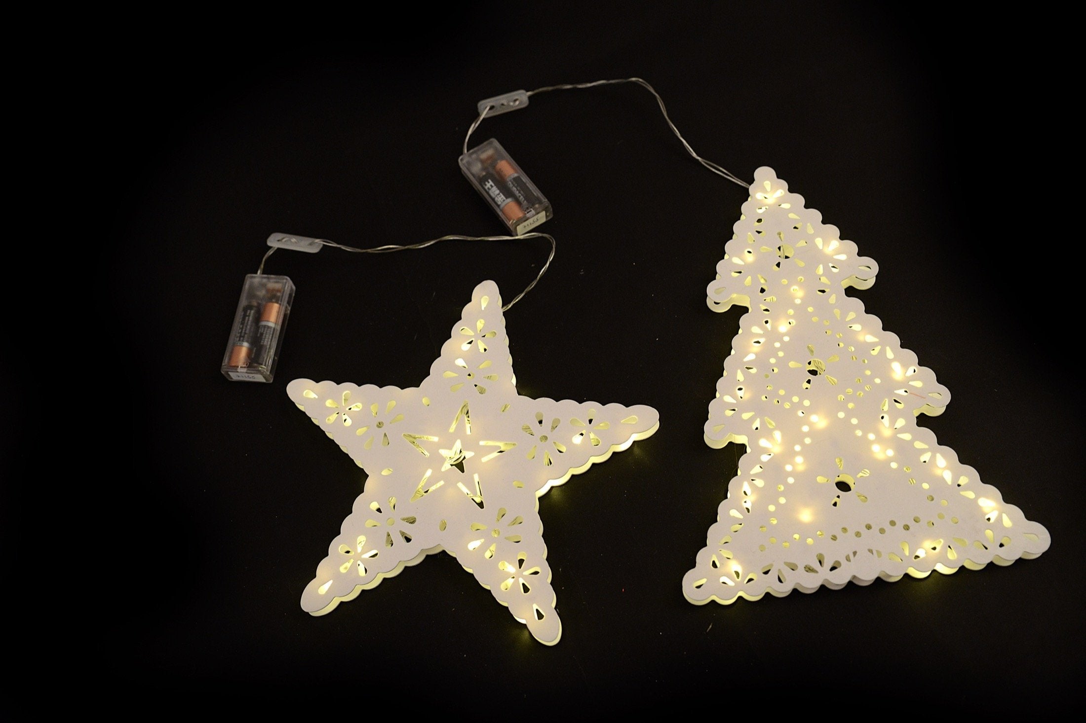 Decorazione natalizia 20 led colore bianco