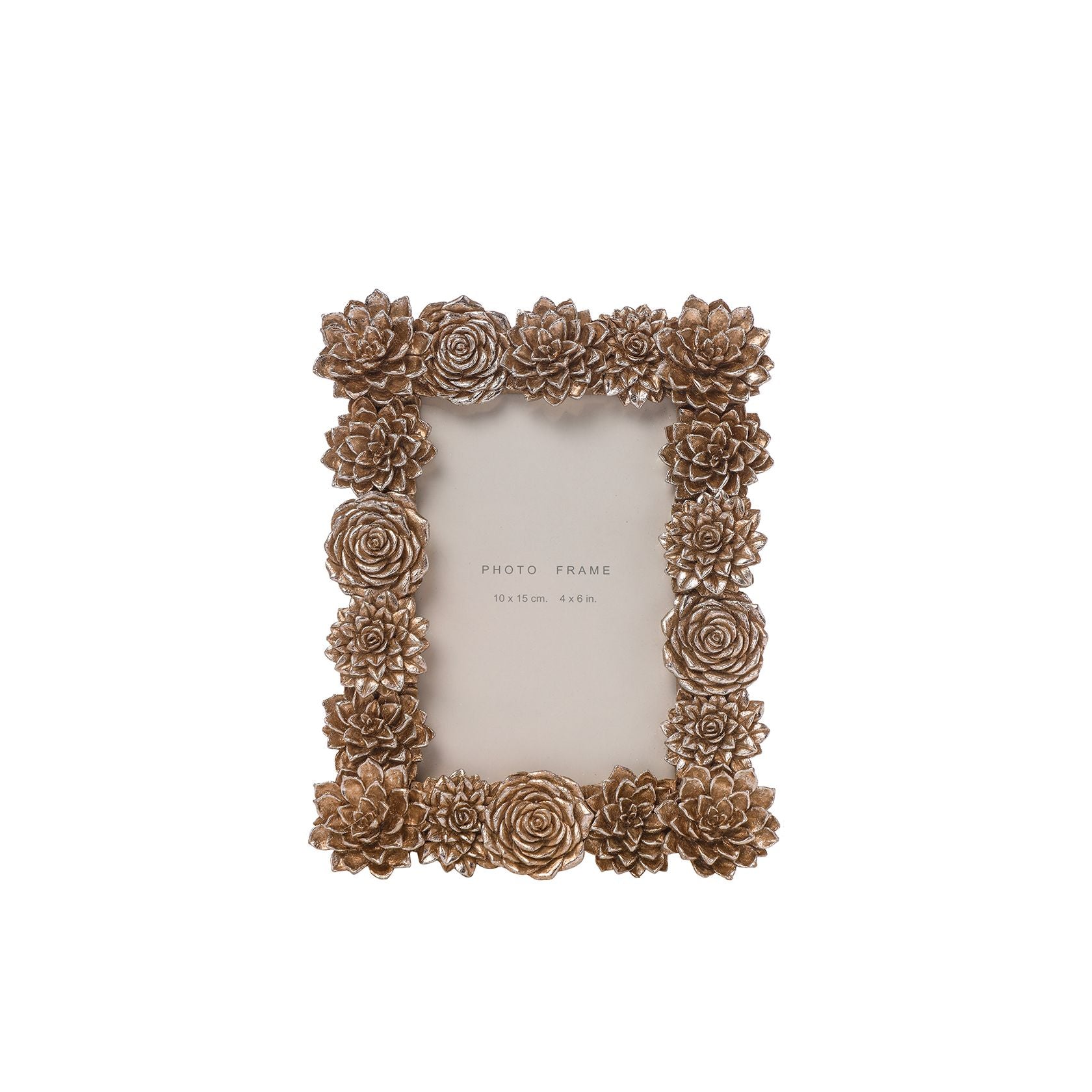 Portafoto natalizio dorato