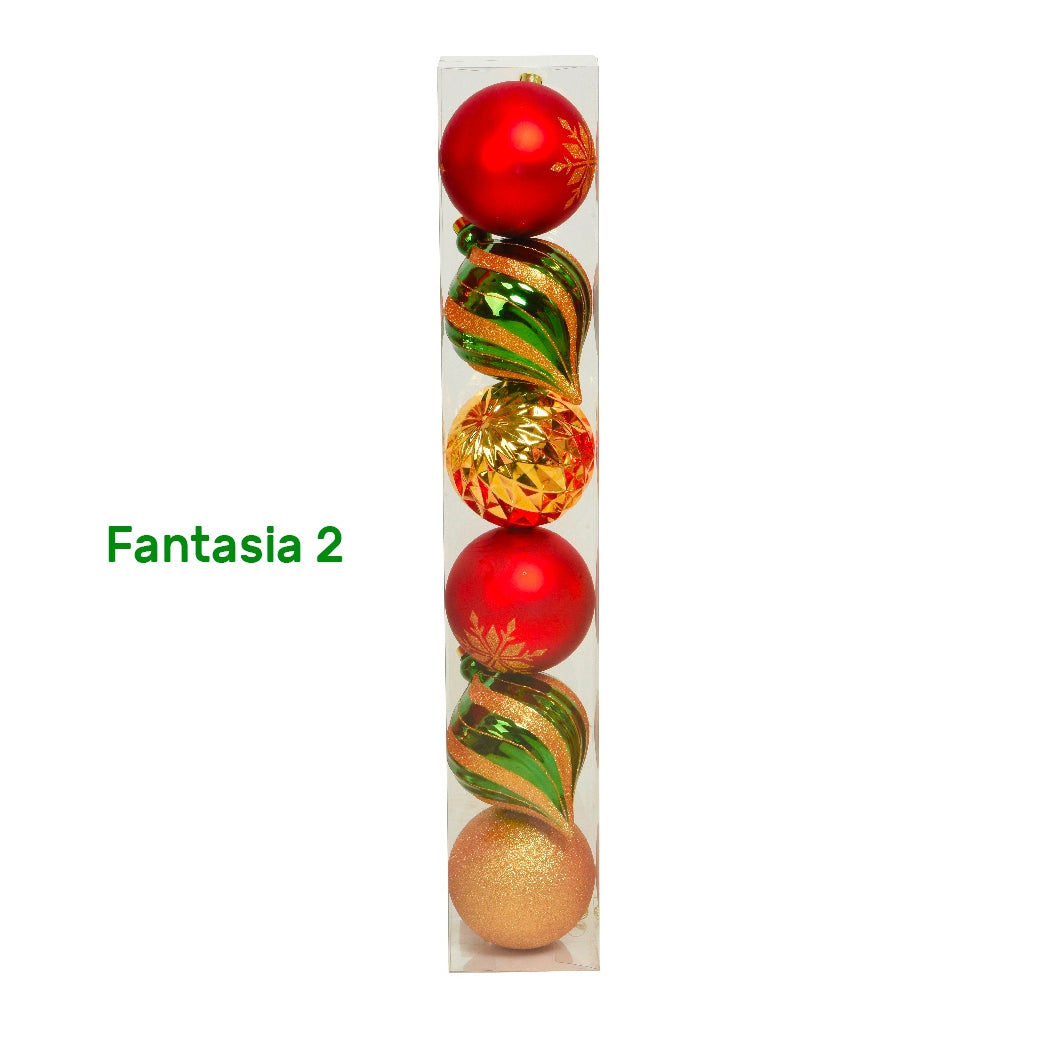 Set 6 palline vari colori Kaemingk 3