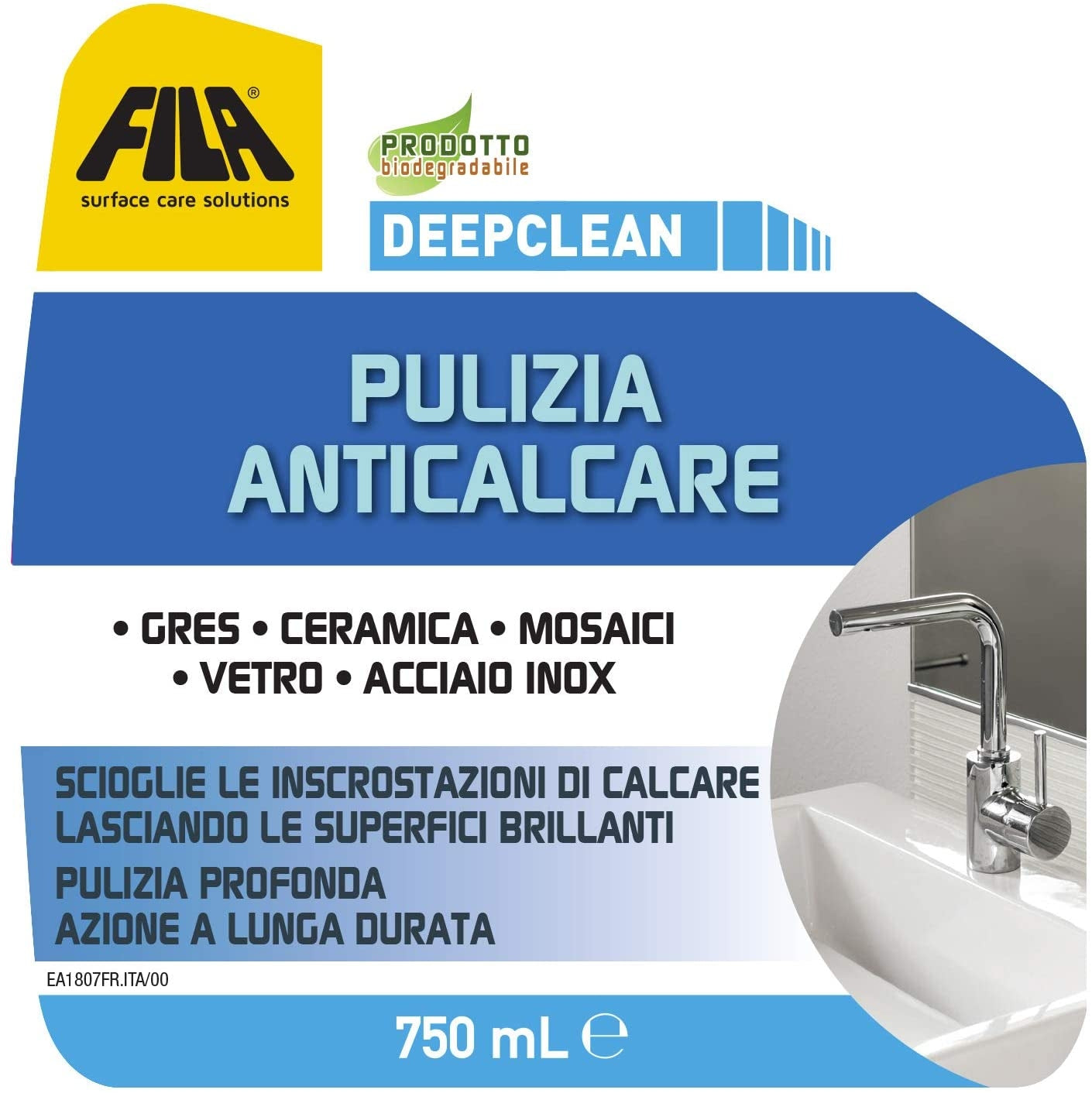 Spray anti calcare Deepclean FILA 750ml 4