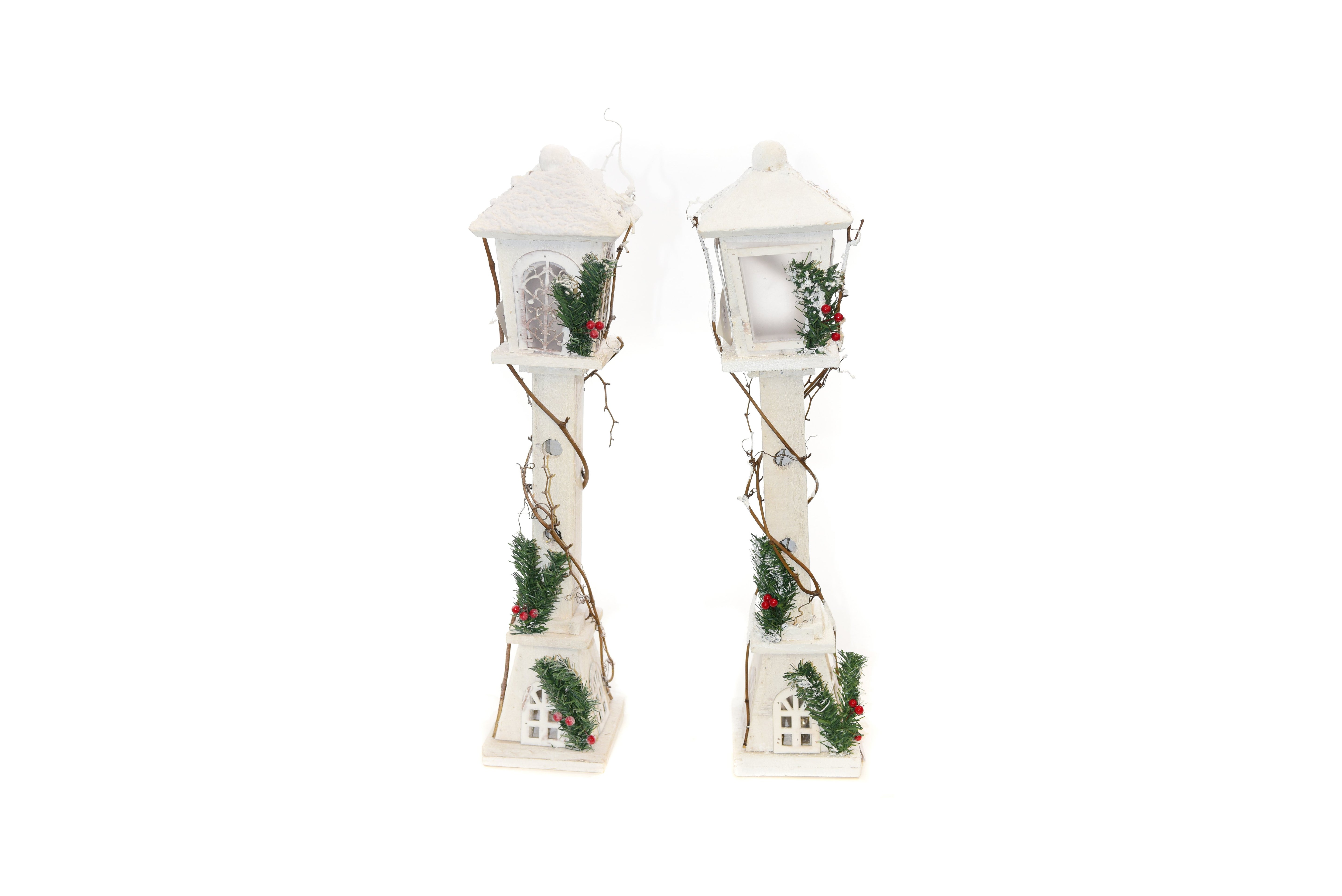 Lampione natalizio in legno