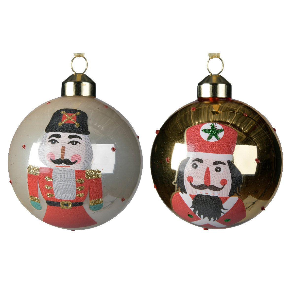 Palla con fantasia schiaccianoci 8cm