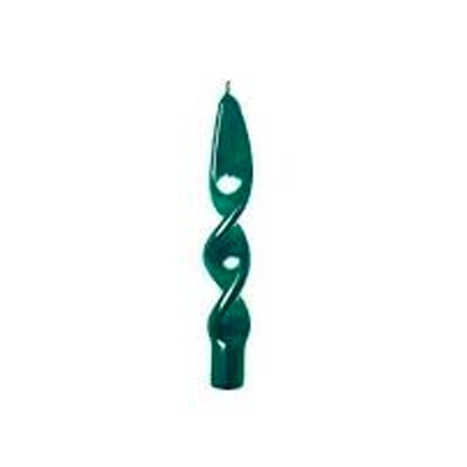 CANDELA " NEW FIAMMA" VERDE LUCIDO H CM 29