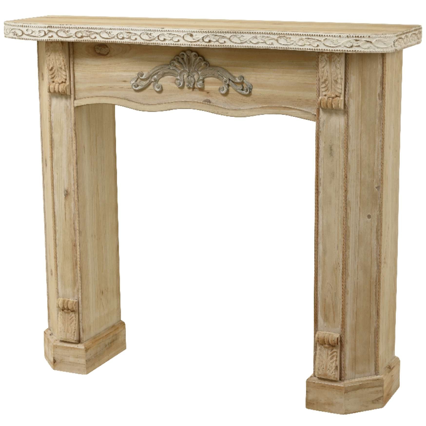 Camino in legno di abete da interno