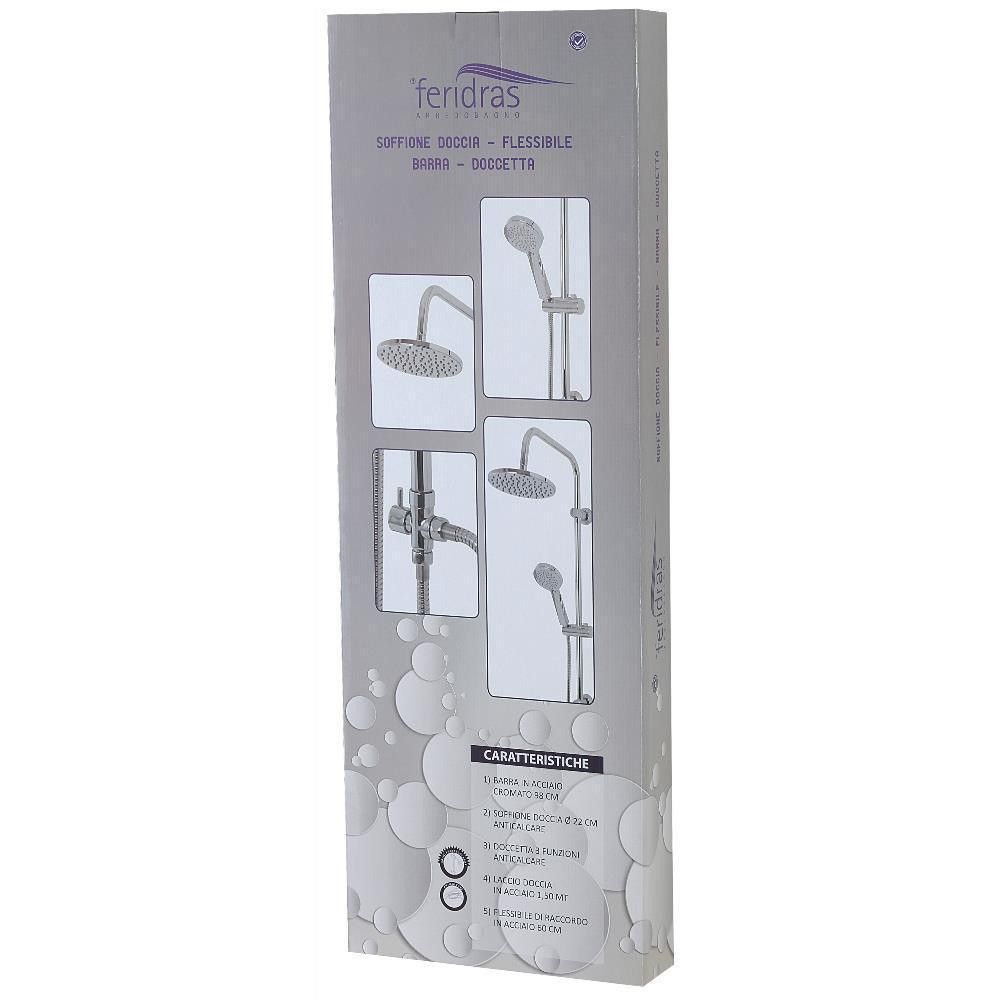 Colonna Doccia Soffione Tondo