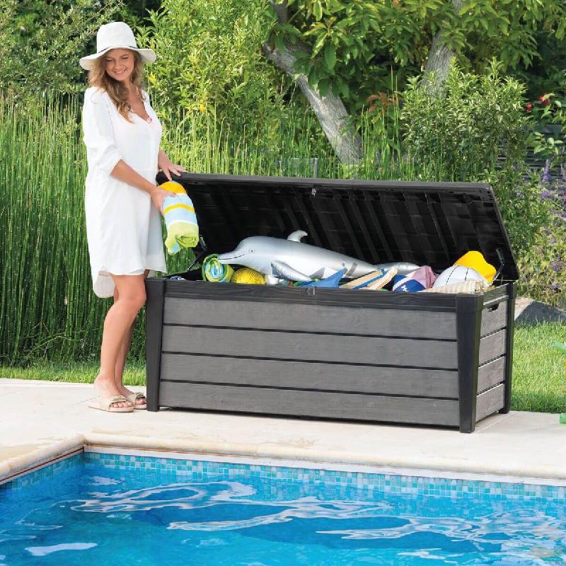 Baule Brushwood grafite Keter