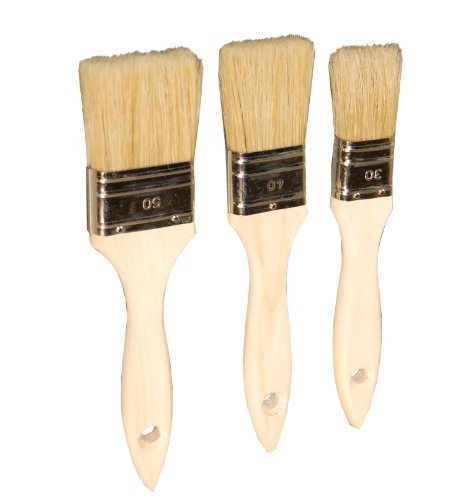 Kit 3 pennelli per prodotti a solvente