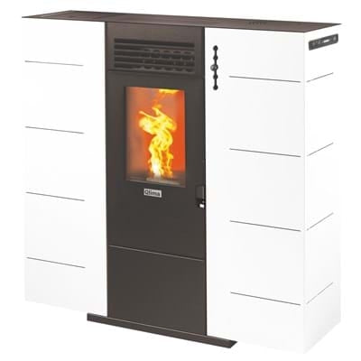 Stufa a pellet Diandra 50 5 Kw bianco