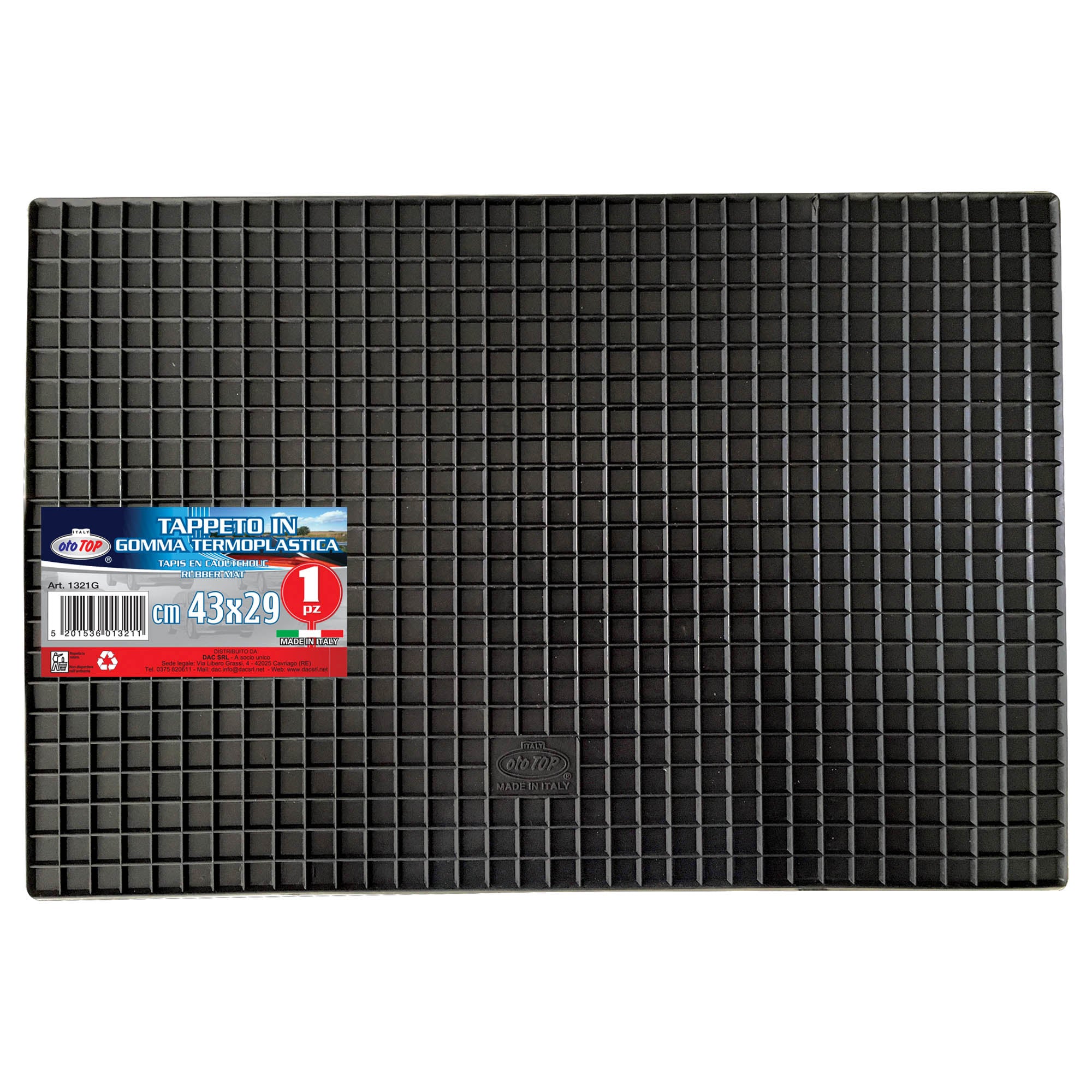 Tappetino per auto in gomma 43x39cm