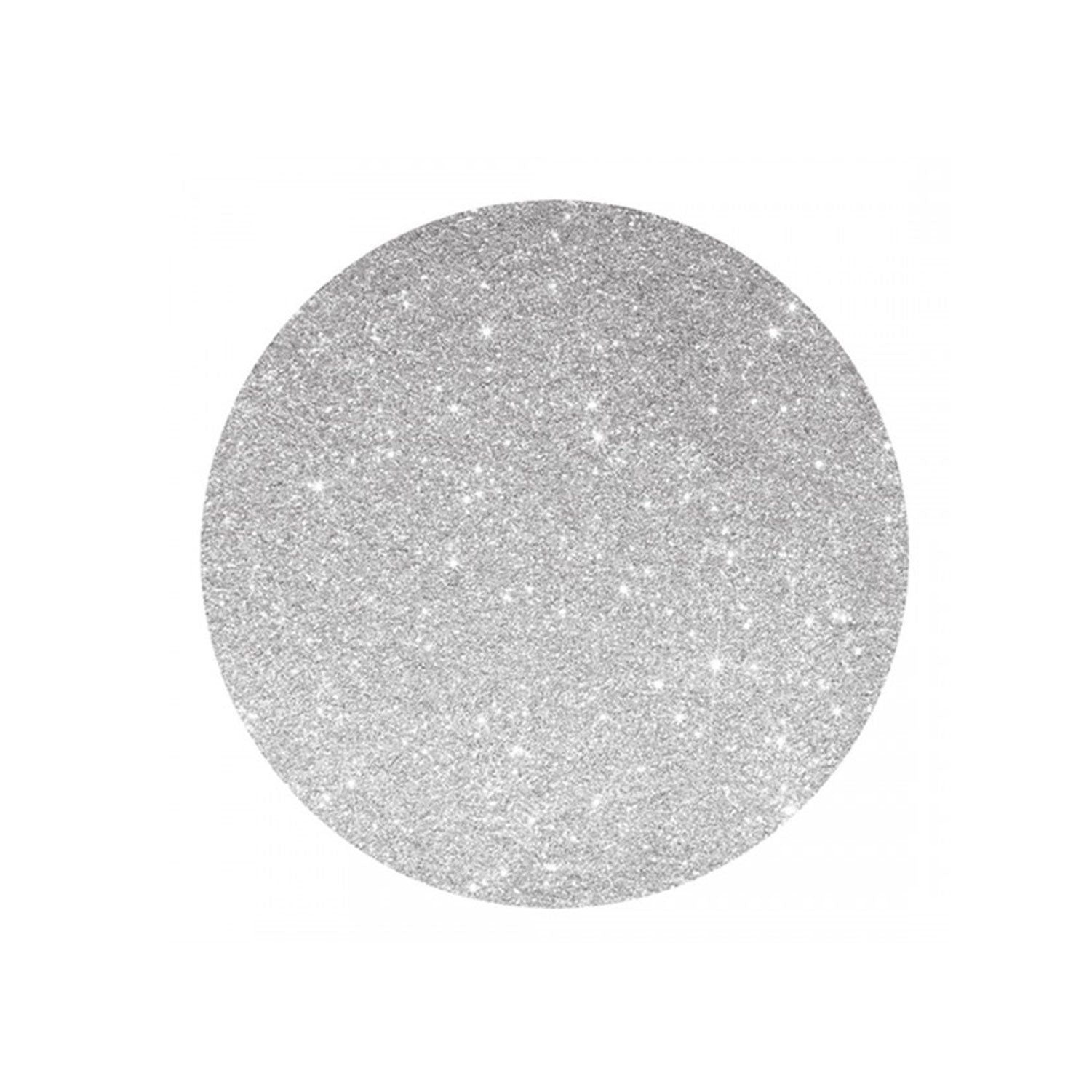 SET 3 SOTTOPIATTI GLITTER ARGENTO D.33