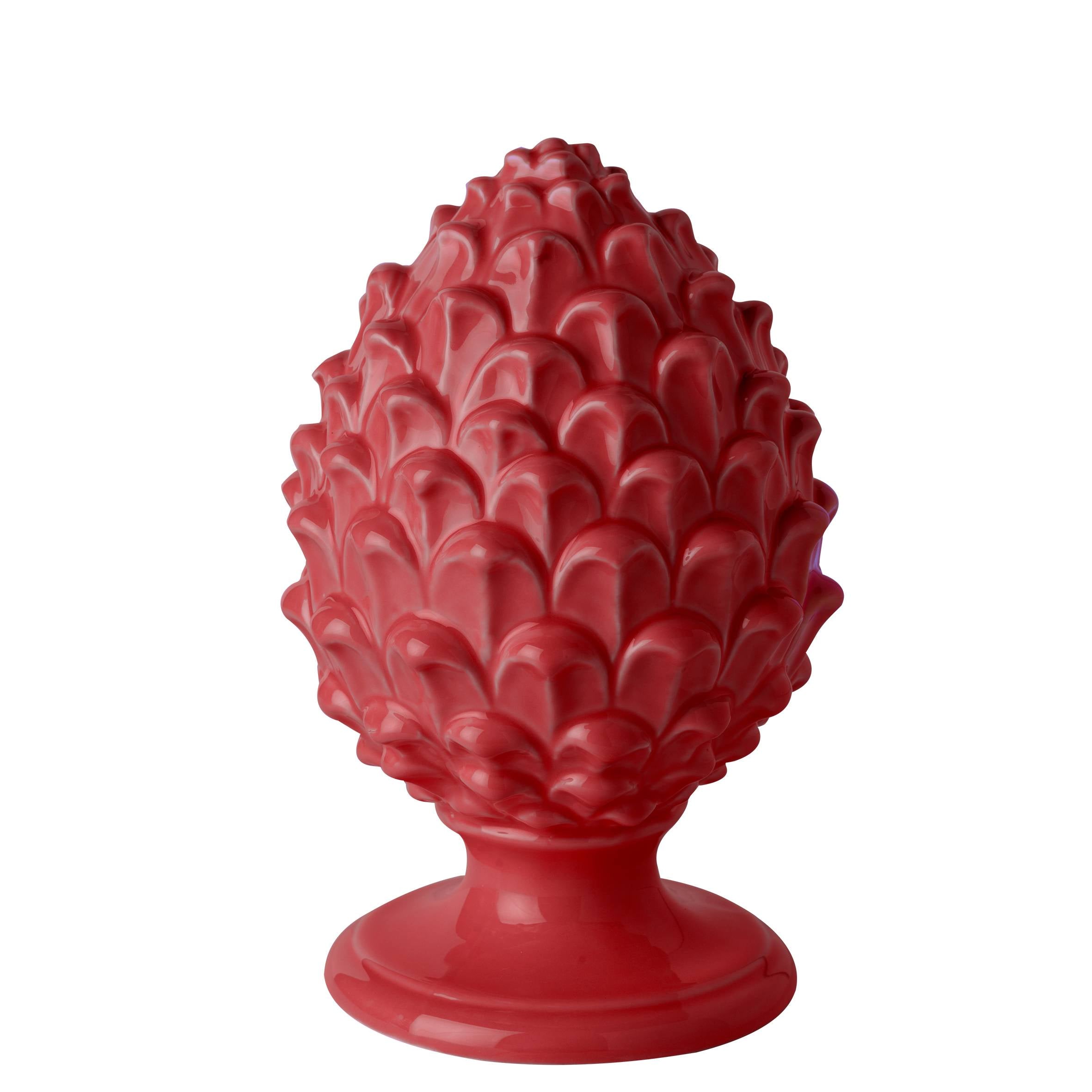 Pigna in porcellana dipinta a mano 18 cm