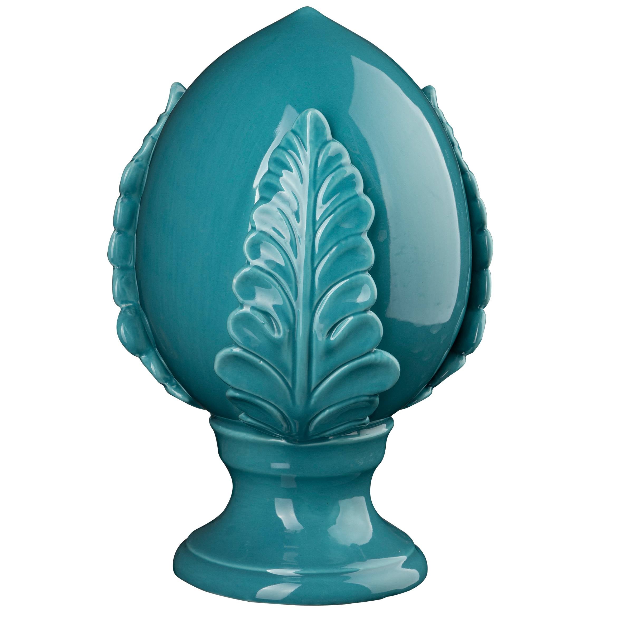 Pumo decorativo in porcellana 27 cm 5