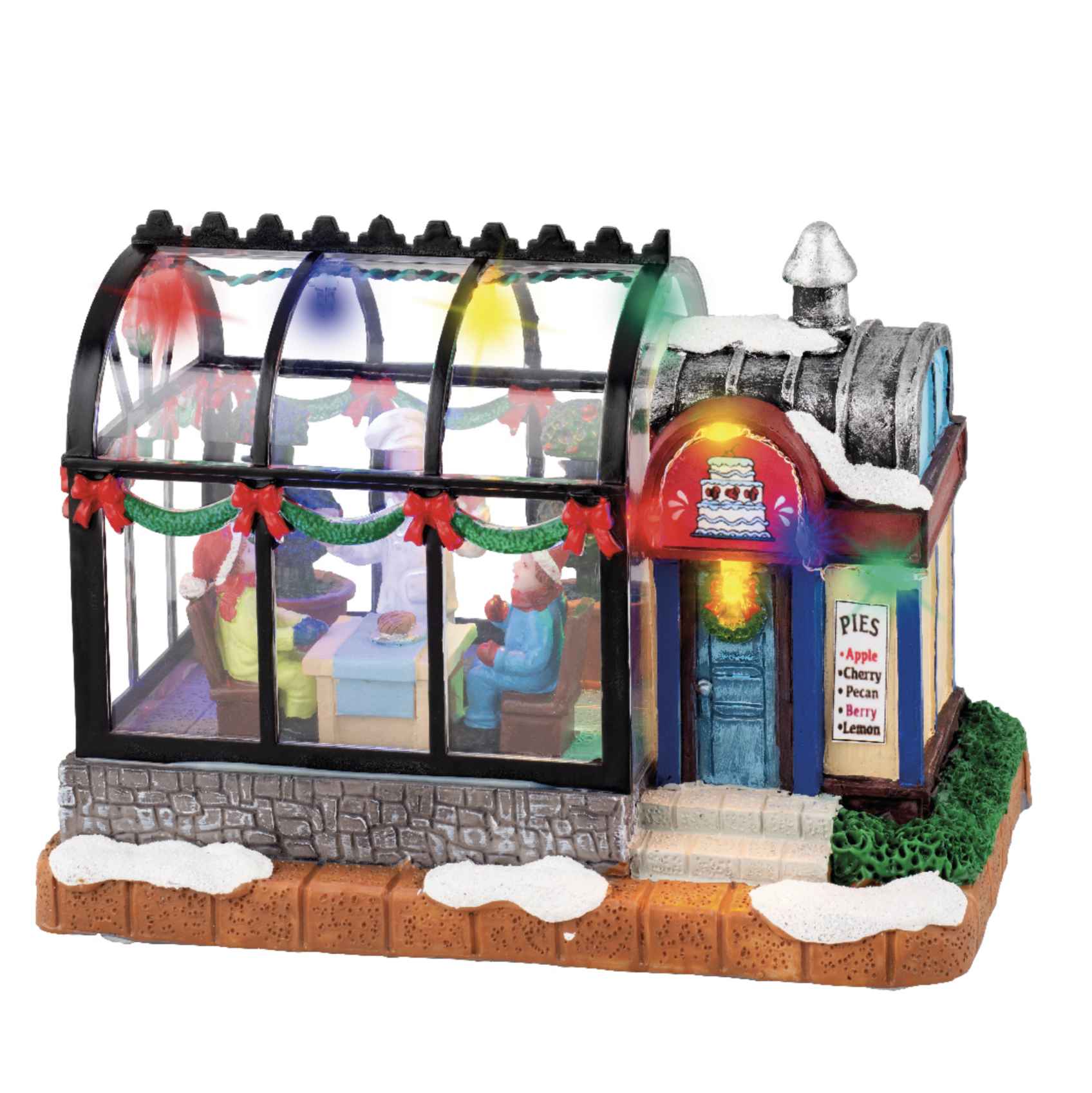 Scenario negozio natalizio LED