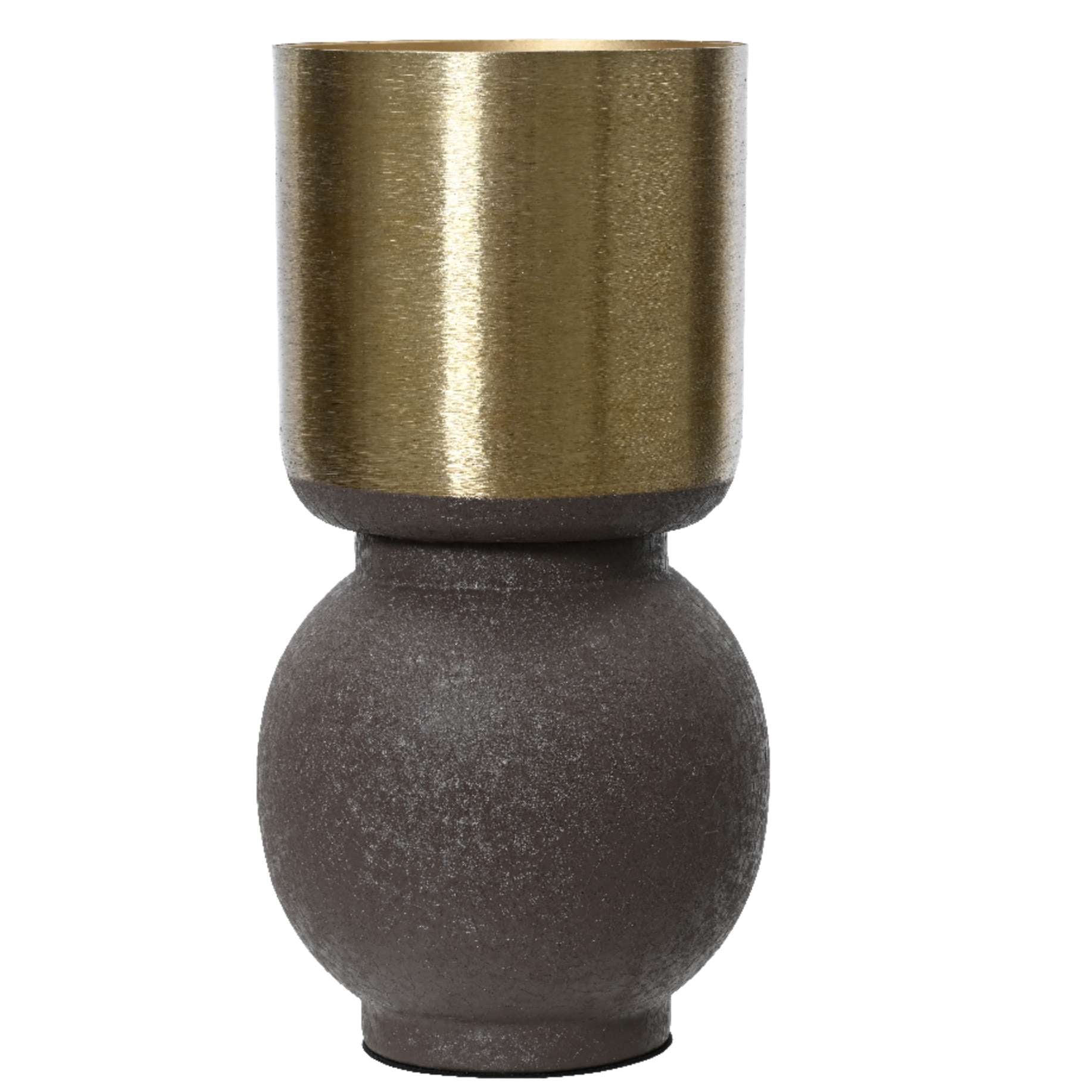 Vaso natalizio bordo oro