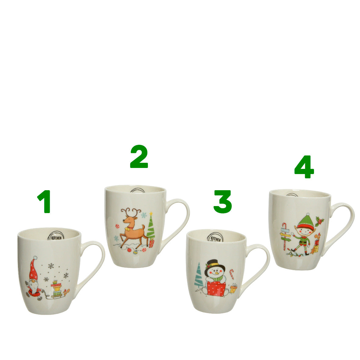 Tazza personaggi natalizi