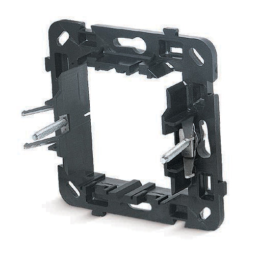 Supporto a 2 moduli per scatola tonda