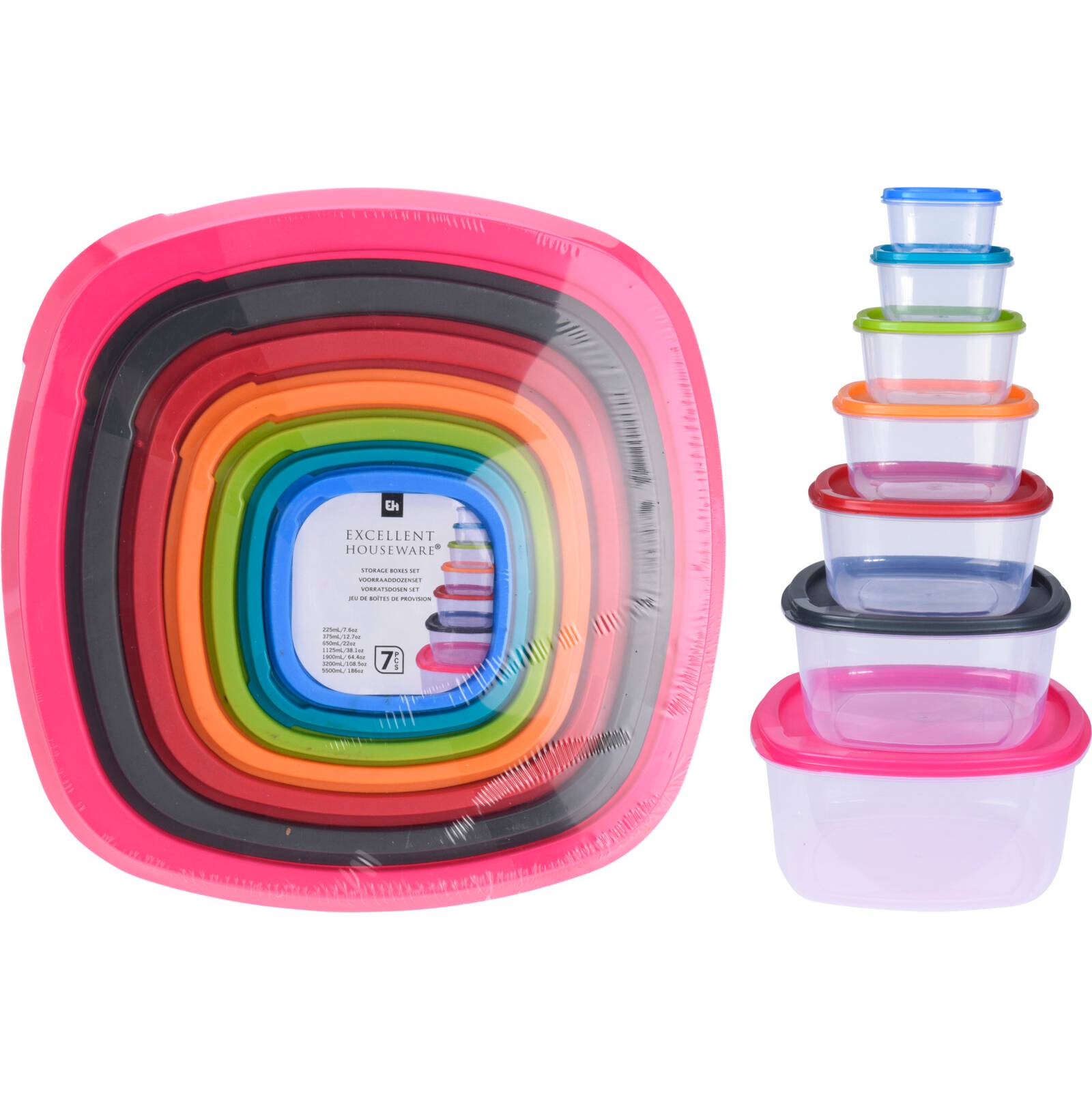 7 box per alimenti con coperchio