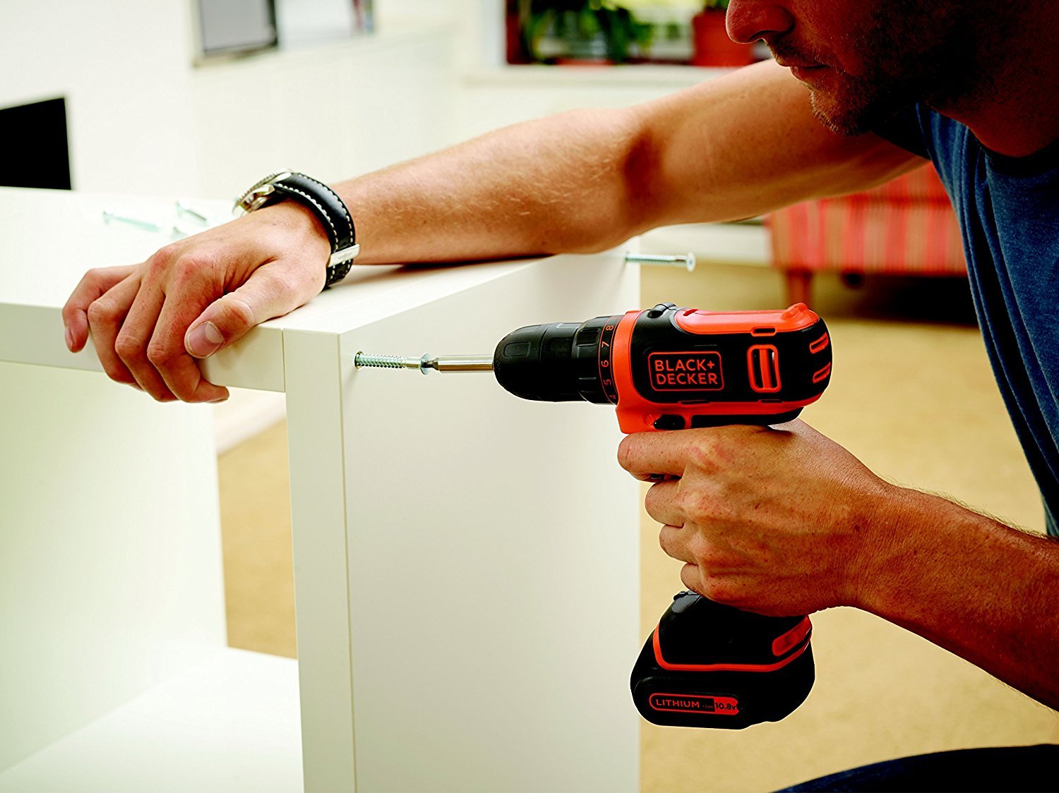 Black&Deckere trapano avvitatore compatto 10,8V 3