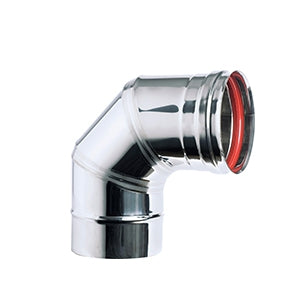 Tubo curva a 3 settori acciaio INOX Ala